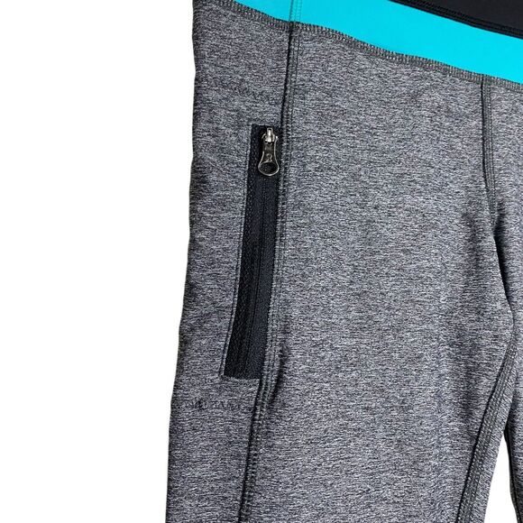 Lululemon Leggings Womens 6 Gray Teal Inspire Tight Athleisure Yoga Workout Gym - Picture 4 of 12